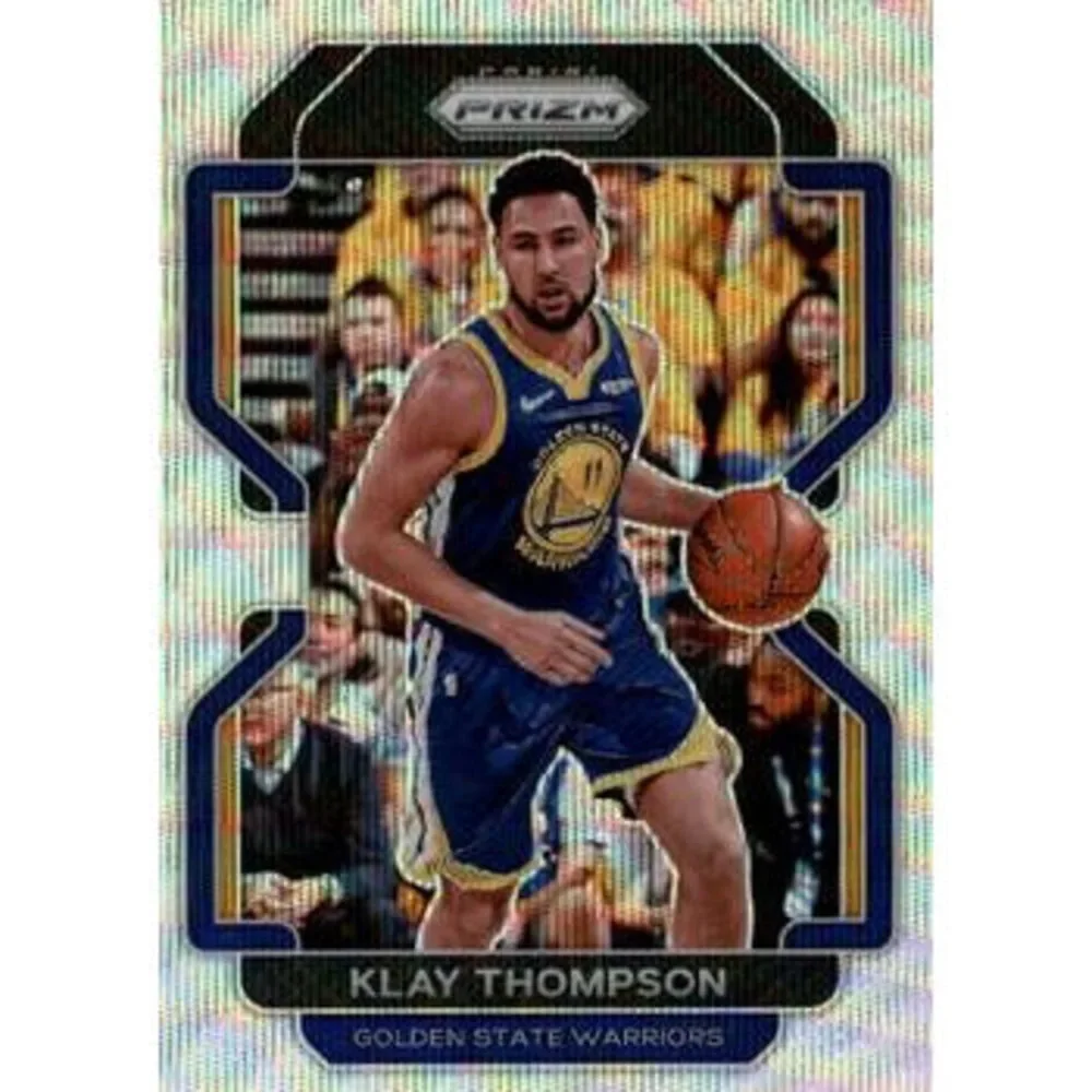 2021-22 Panini Silver Prizm Klay Thompson 92 Golden State Warriors